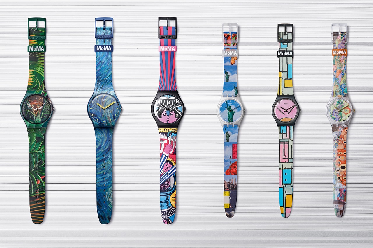 Swatch and New York's Museum of Modern Art Collaborate on New Six-Watch Collection