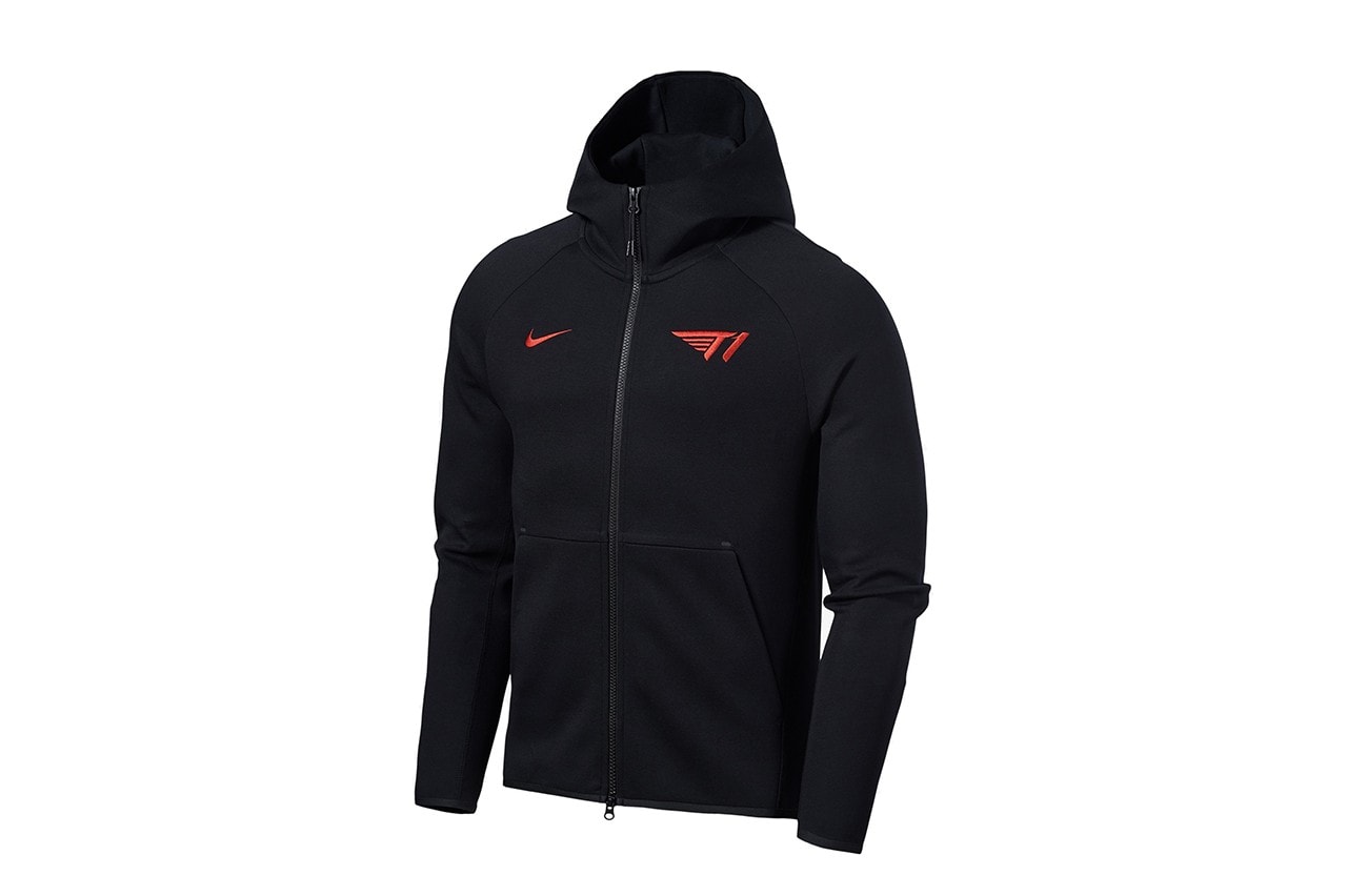 T1 x Nike Spring 2021 Collection Info collab sportwear esports league of legends tracksuit sweatshirt jerseys white red black