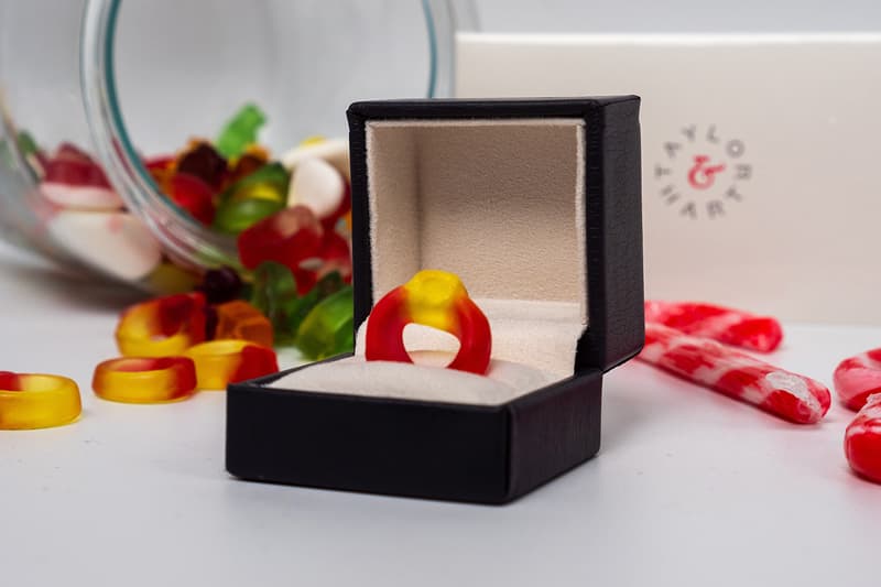 Taylor & Hart Haribo Inspired Cabochon Diamond Ruby Ring rubies invisible set sapphire rings accessories diamonds fancy yellow london jewelry 