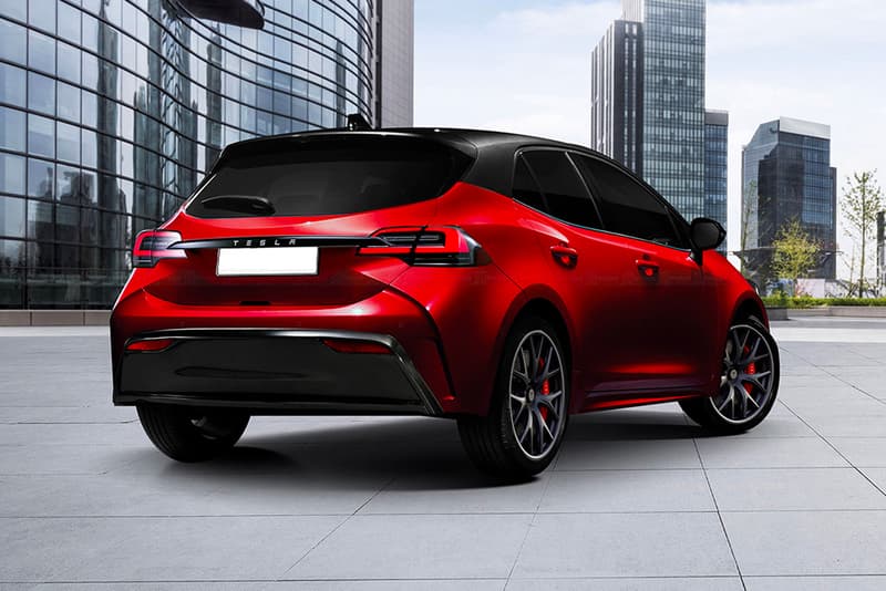 Tesla Model 2 Rumored Cheaper Hatchback Model Rendering Info Elon Musk