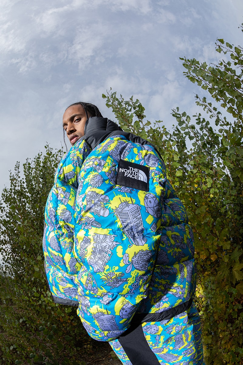 The North Face Latest metro ex jiro bevis graphic artist illustration city country nature skyscraper Lhotse fashion streetwear collection collaboration cross body bag track pants jacket winter outdoor waterproof