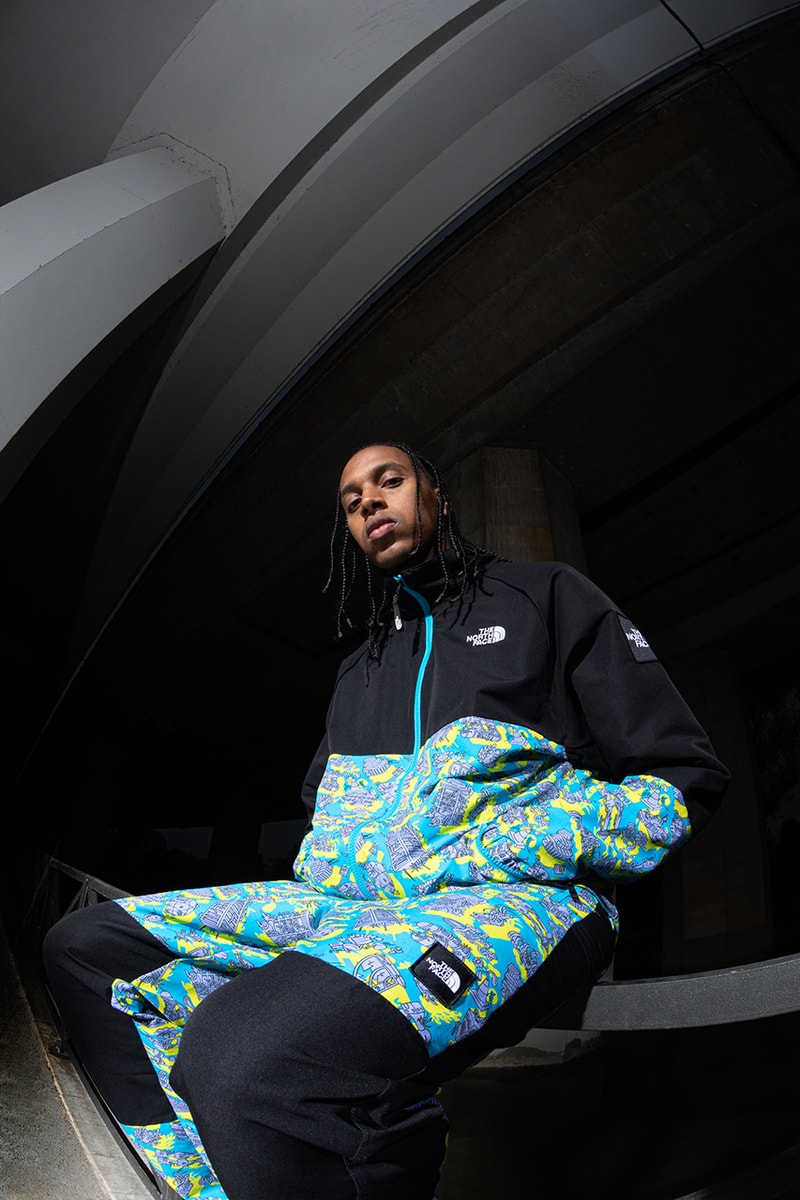 The North Face Latest metro ex jiro bevis graphic artist illustration city country nature skyscraper Lhotse fashion streetwear collection collaboration cross body bag track pants jacket winter outdoor waterproof