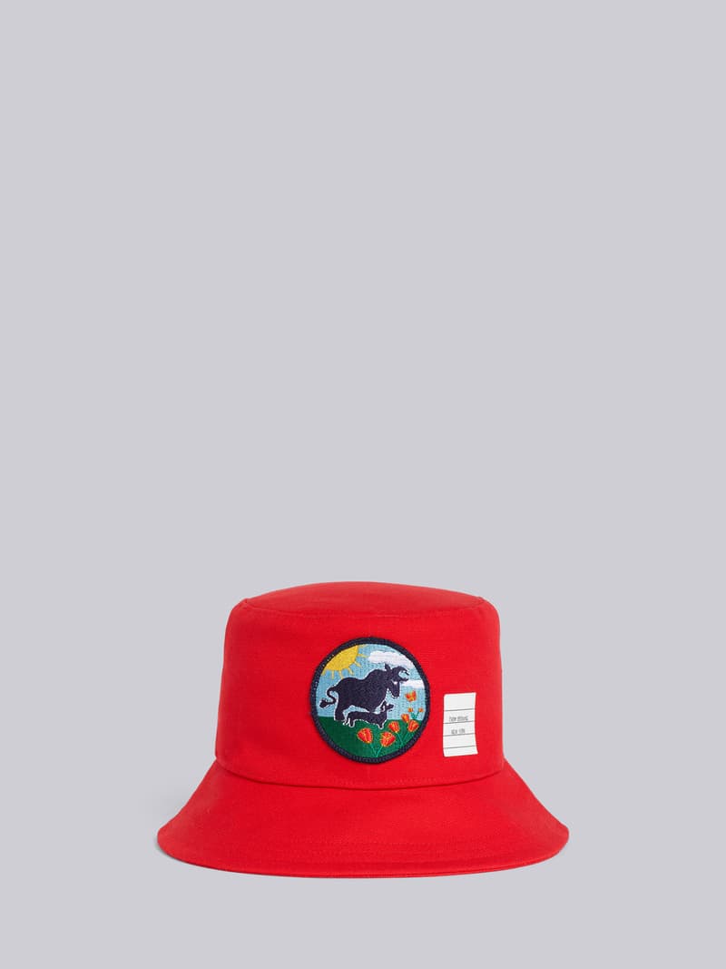 Thom Browne Lunar New Year Capsule Collection menswear womenswear gifts hat scarf patch socks