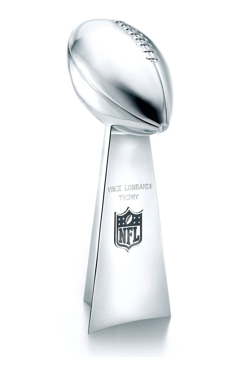Tiffany & Co. Vince Lombardi Super Bowl Trophy details specs silver sterling handmade how price weight cost buy size