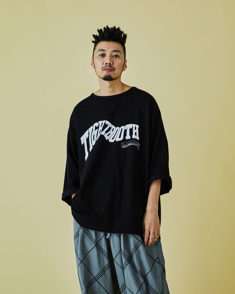 TIGHTBOOTH SS2021 Collection Lookbook spring/summer oversized garments t-shirts button-up sweatpants black purple red