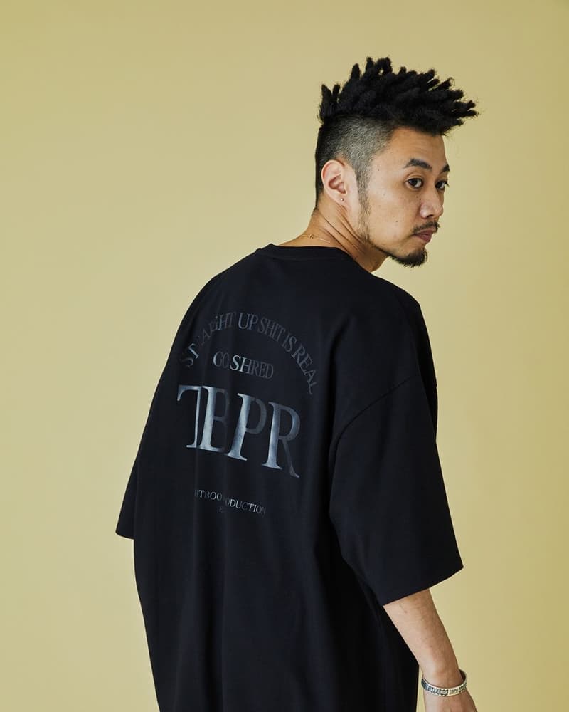 TIGHTBOOTH SS2021 Collection Lookbook spring/summer oversized garments t-shirts button-up sweatpants black purple red