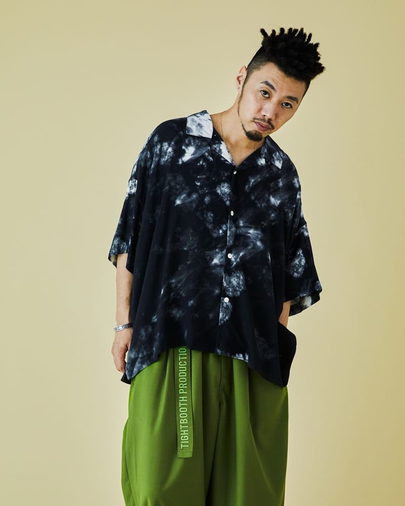 TIGHTBOOTH SS2021 Collection Lookbook spring/summer oversized garments t-shirts button-up sweatpants black purple red