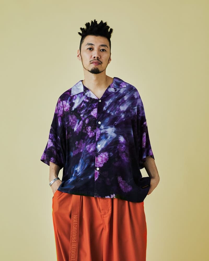 TIGHTBOOTH SS2021 Collection Lookbook spring/summer oversized garments t-shirts button-up sweatpants black purple red