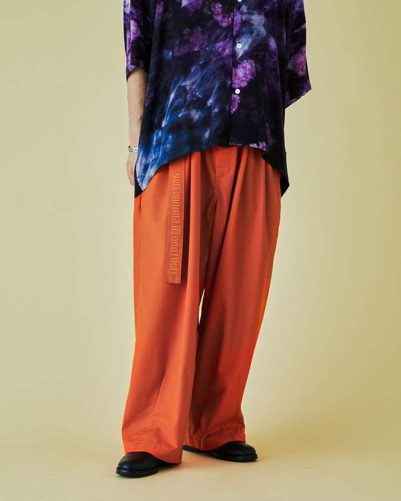 TIGHTBOOTH SS2021 Collection Lookbook spring/summer oversized garments t-shirts button-up sweatpants black purple red
