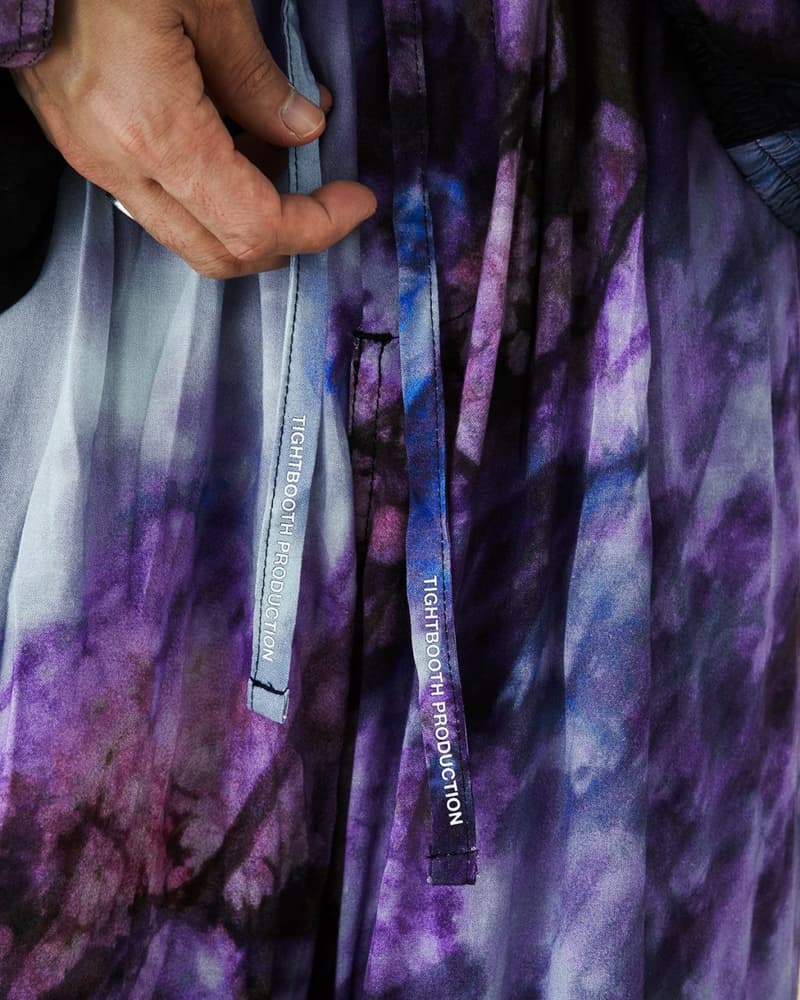 TIGHTBOOTH SS2021 Collection Lookbook spring/summer oversized garments t-shirts button-up sweatpants black purple red