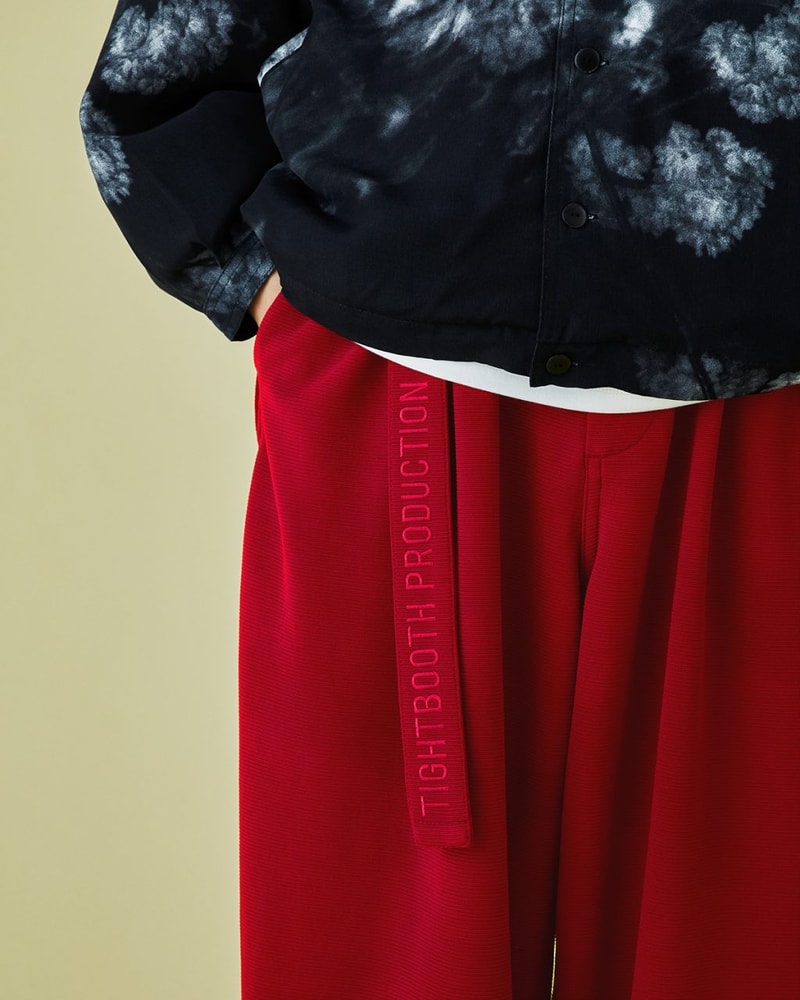 TIGHTBOOTH SS2021 Collection Lookbook spring/summer oversized garments t-shirts button-up sweatpants black purple red