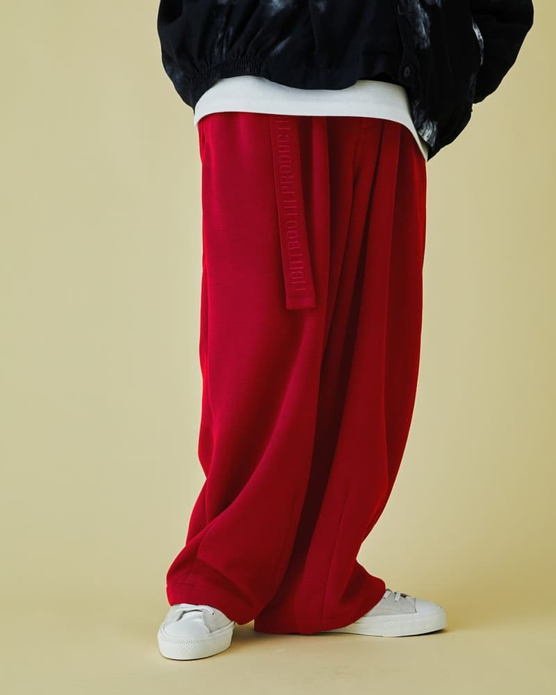 TIGHTBOOTH SS2021 Collection Lookbook spring/summer oversized garments t-shirts button-up sweatpants black purple red