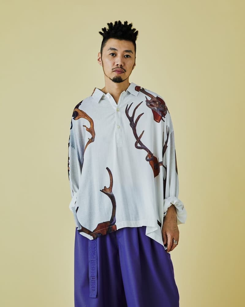 TIGHTBOOTH SS2021 Collection Lookbook spring/summer oversized garments t-shirts button-up sweatpants black purple red