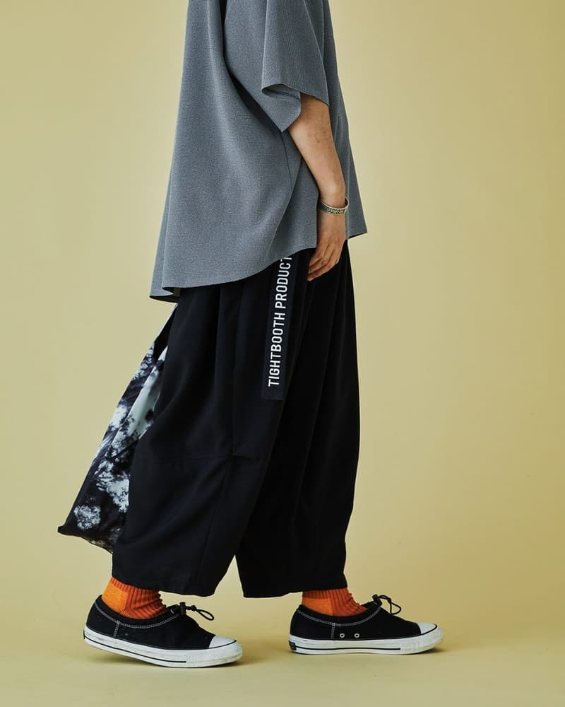 TIGHTBOOTH SS2021 Collection Lookbook spring/summer oversized garments t-shirts button-up sweatpants black purple red