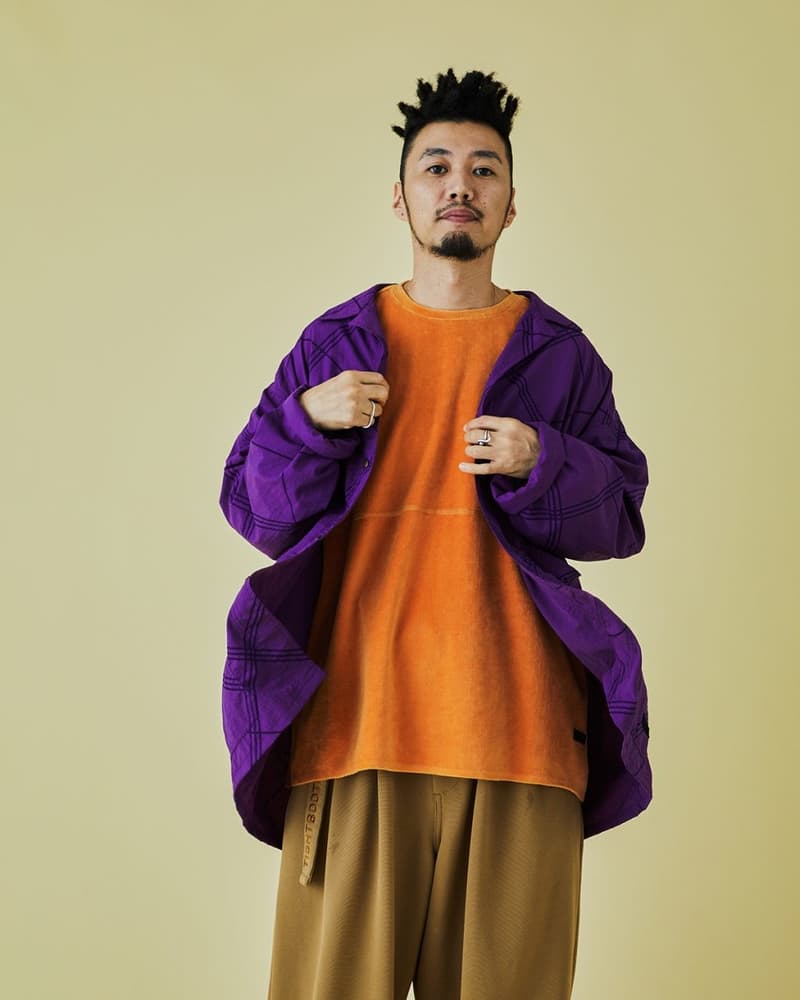 TIGHTBOOTH SS2021 Collection Lookbook spring/summer oversized garments t-shirts button-up sweatpants black purple red