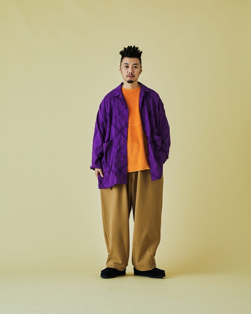 TIGHTBOOTH SS2021 Collection Lookbook spring/summer oversized garments t-shirts button-up sweatpants black purple red