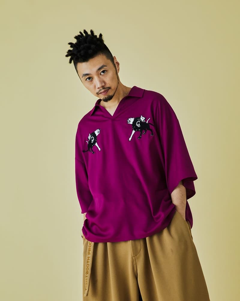 TIGHTBOOTH SS2021 Collection Lookbook spring/summer oversized garments t-shirts button-up sweatpants black purple red