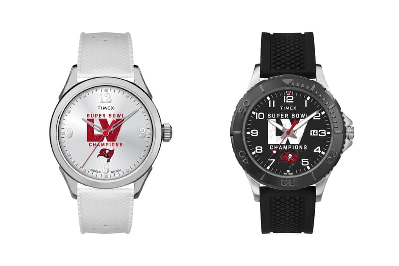 timex commemorative celebration champions watch 2021 super bowl tampa bay buccaneers