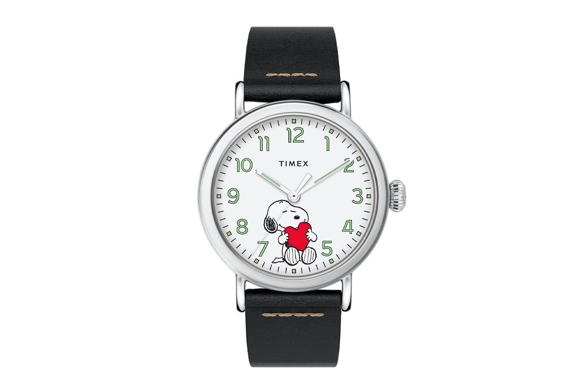 Timex Peanuts 70th Anniversary Snoopy Valentines Day Watches Timex Standard x Peanuts Valentine's Day Timex Marlin Automatic x Peanuts Snoopy Beagle Scout Timepieces