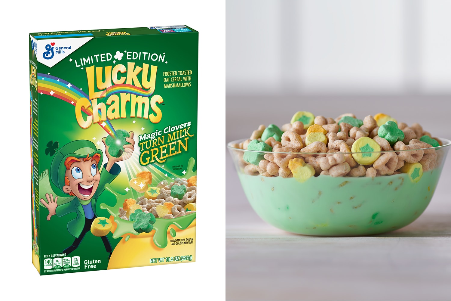 Turn Milk Green Lucky Charms St. Patrick’s Day Release Crocs Candy Land Cold Stone Creamery Info Hasbro CharmWorld Candy Land Info