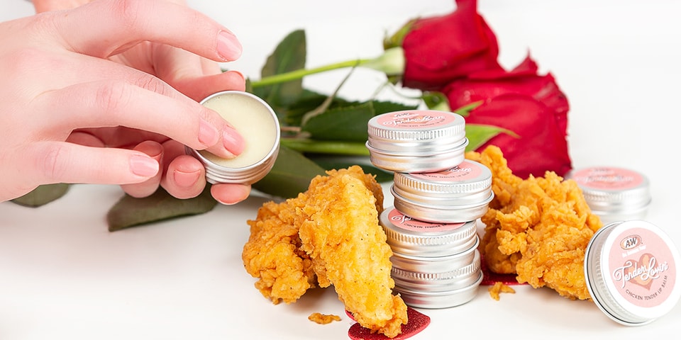A&W Crafts Fryer Oil Lip Balm for V-Day Campaign | HYPEBEAST