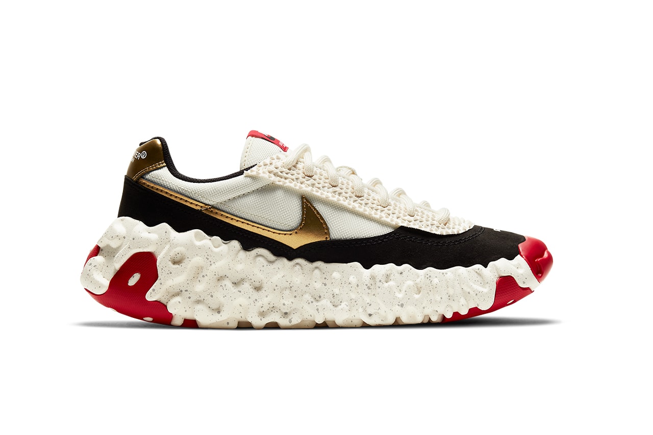 undercover nike overbreak sail metallic gold red black DD1789 100 release info store list buying guide photos price jun takashi 