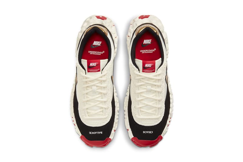 undercover nike overbreak sail metallic gold red black DD1789 100 release info store list buying guide photos price jun takashi