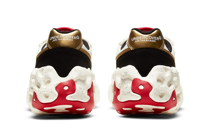 undercover nike overbreak sail metallic gold red black DD1789 100 release info store list buying guide photos price jun takashi 