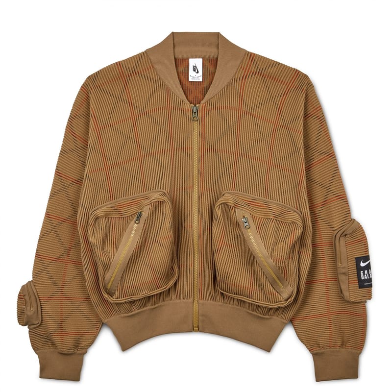 orange nike bomber jacket