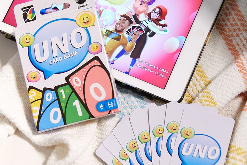 uno card game mattle 50th anniversary celebration iconic series retro vintage design collectibles toys