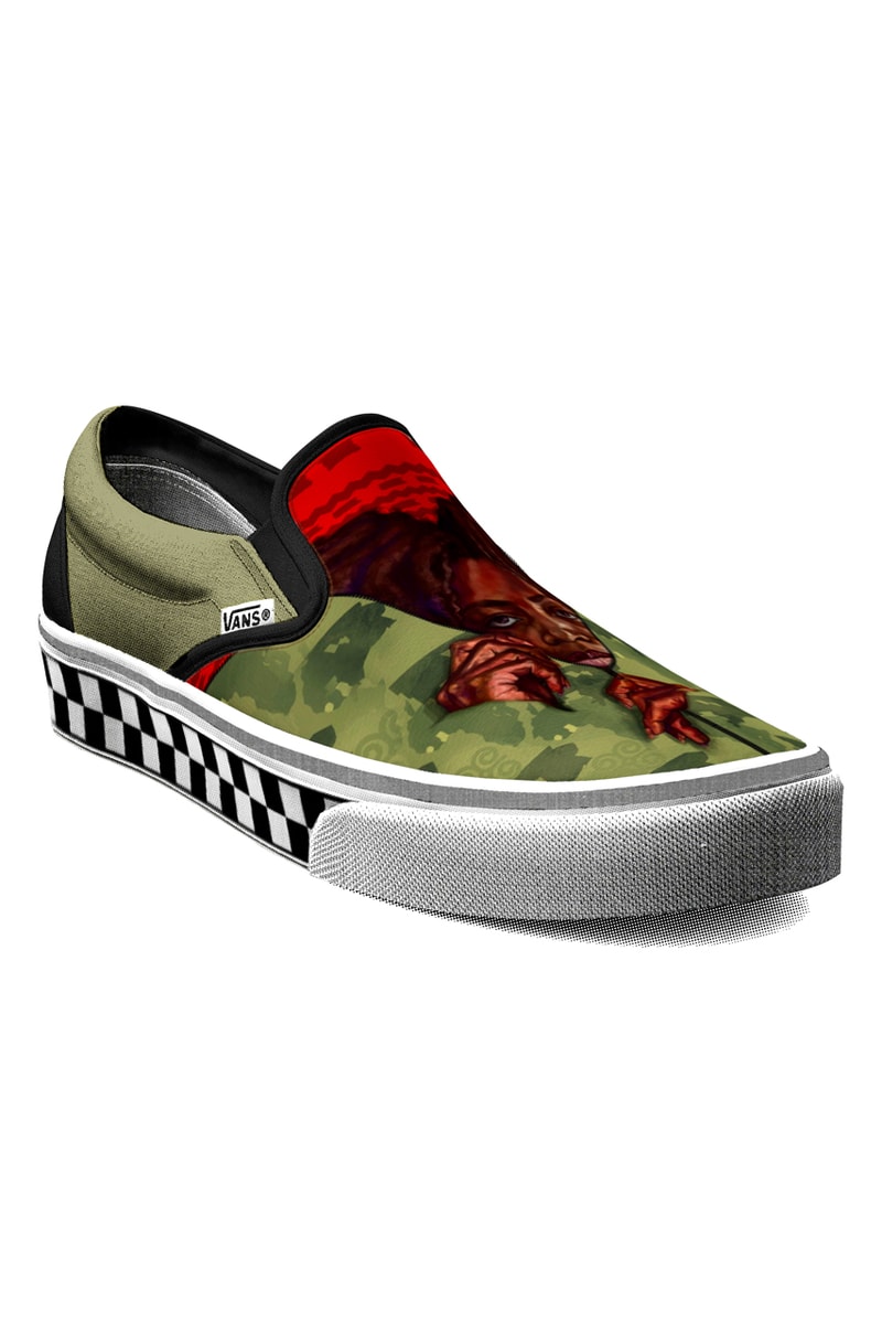 vans black history month foot the bill collection initiative slip on authentic REWINA BESHUE sydney james chris martin  TONY WHLGN official release date info photos price store list buying guide