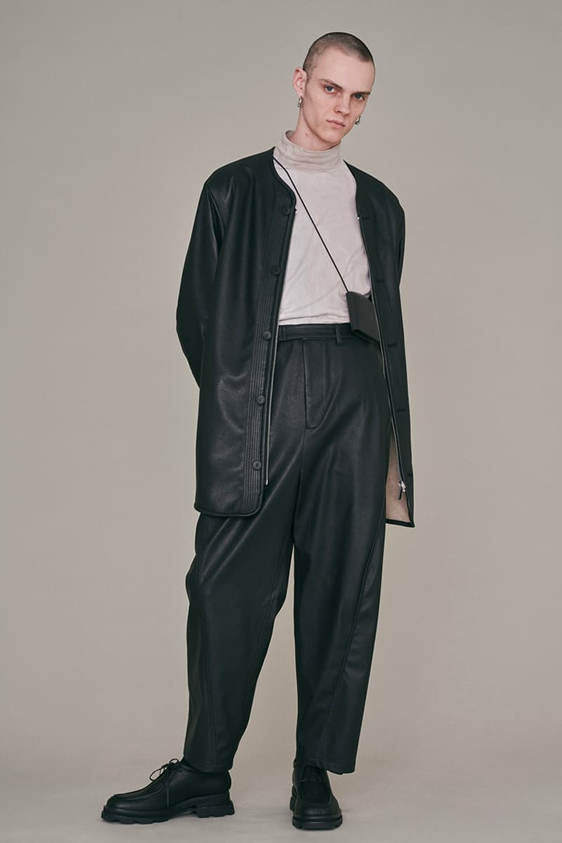 vein fall winter 2021 lookbook menswear streetwear fw21 jackets shirts sweaters shirts tees pants hoodies trousers vests info japan collection