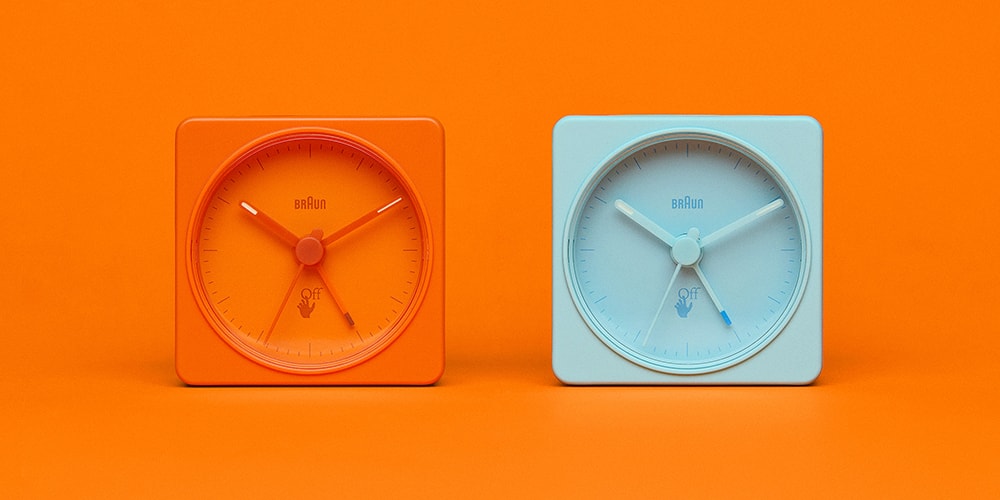 Virgil Abloh Launches Braun Venture with Off-White Alarm Clocks