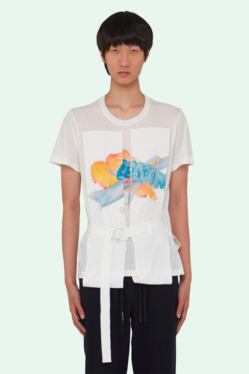 Louis Vuitton 2021 Watercolor T-Shirt - White T-Shirts, Clothing