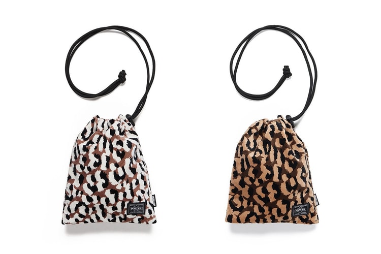 WACKO MARIA x PORTER Introduces Leopard Pouch Bags for SS21