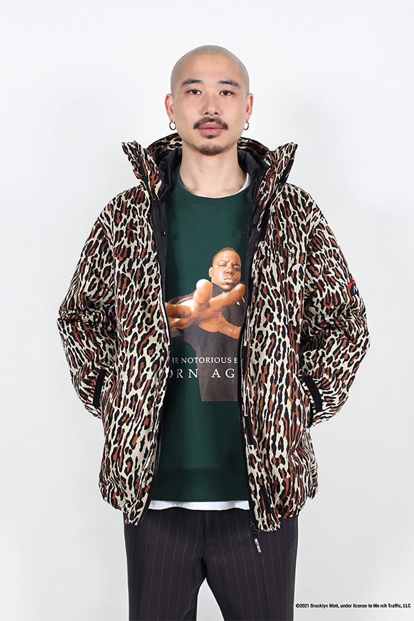 carhartt wip x wacko maria og active jacket (black / leopard print