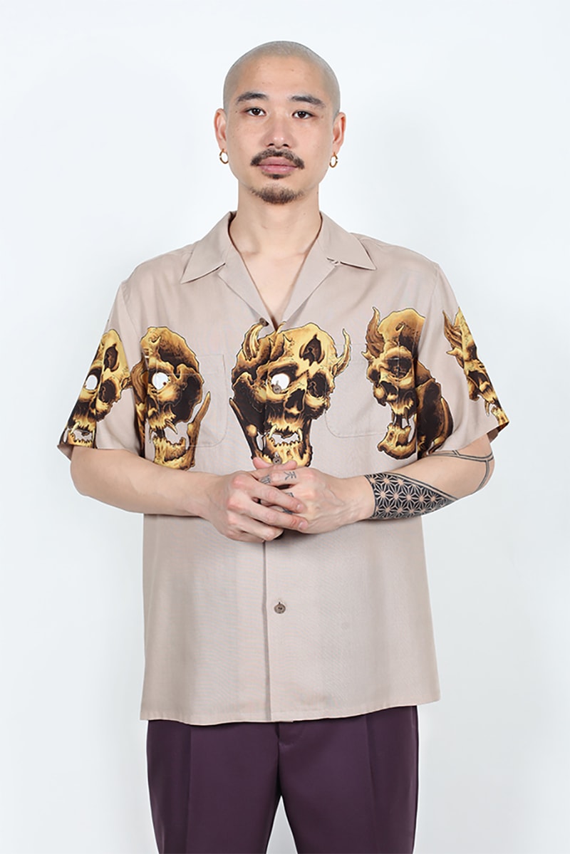 wacko maria ss21 apparel collection release info store list buying guide price photos shirts button up jacket blazer snakeskin polka dot patterns coat jacket hoodie tecate the silence of the lambs nanga dickies basquiat tim lehi cheech and chong larry clark tulsa