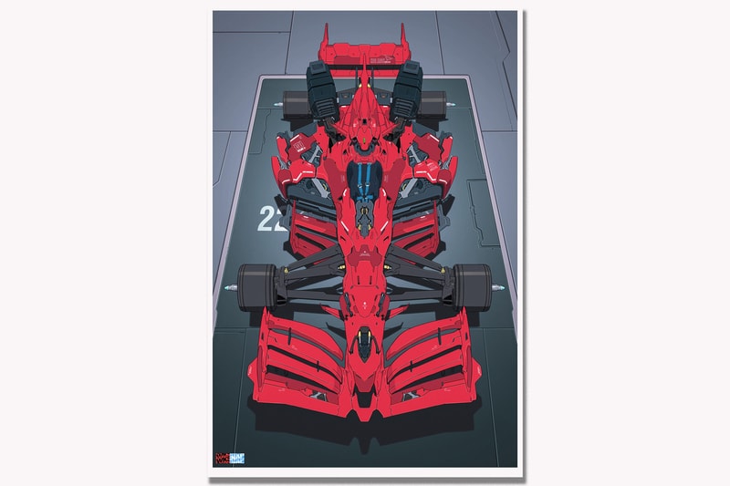 walter kim gundam f1 limited edition prints the curb shop