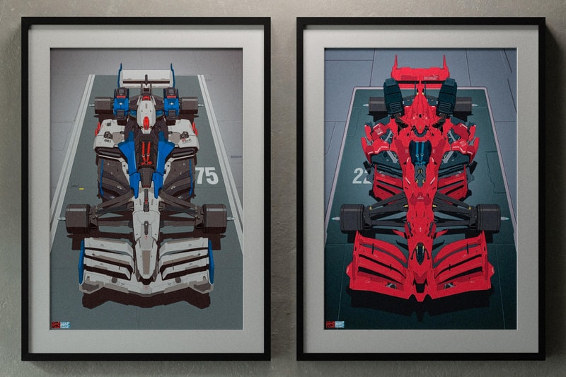 walter kim gundam f1 limited edition prints the curb shop