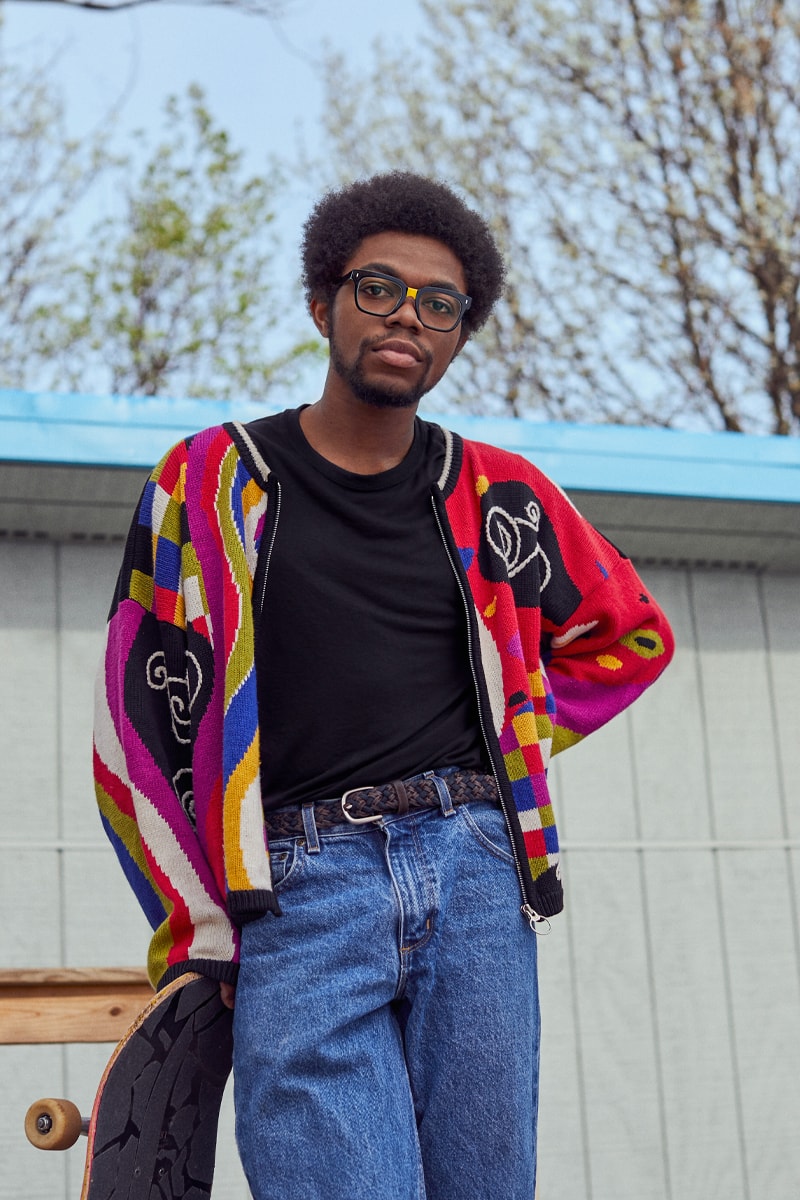 Warby Parker x i am OTHER Collaboration Pharrell Williams Glasses Sunglasses Partnership Canary yellow nose-bridge detail Winston eyeglasses Accessories YELLOW nonprofit 