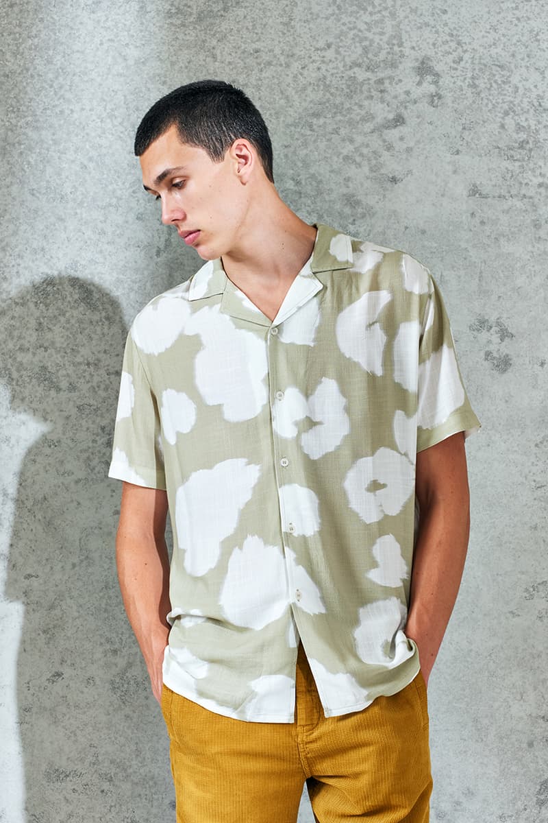 wax london spring summer 2021 sweden minimal london british summer italian relaxed Riviera swim shorts shirts button recycyled sustainable french mill france green energy