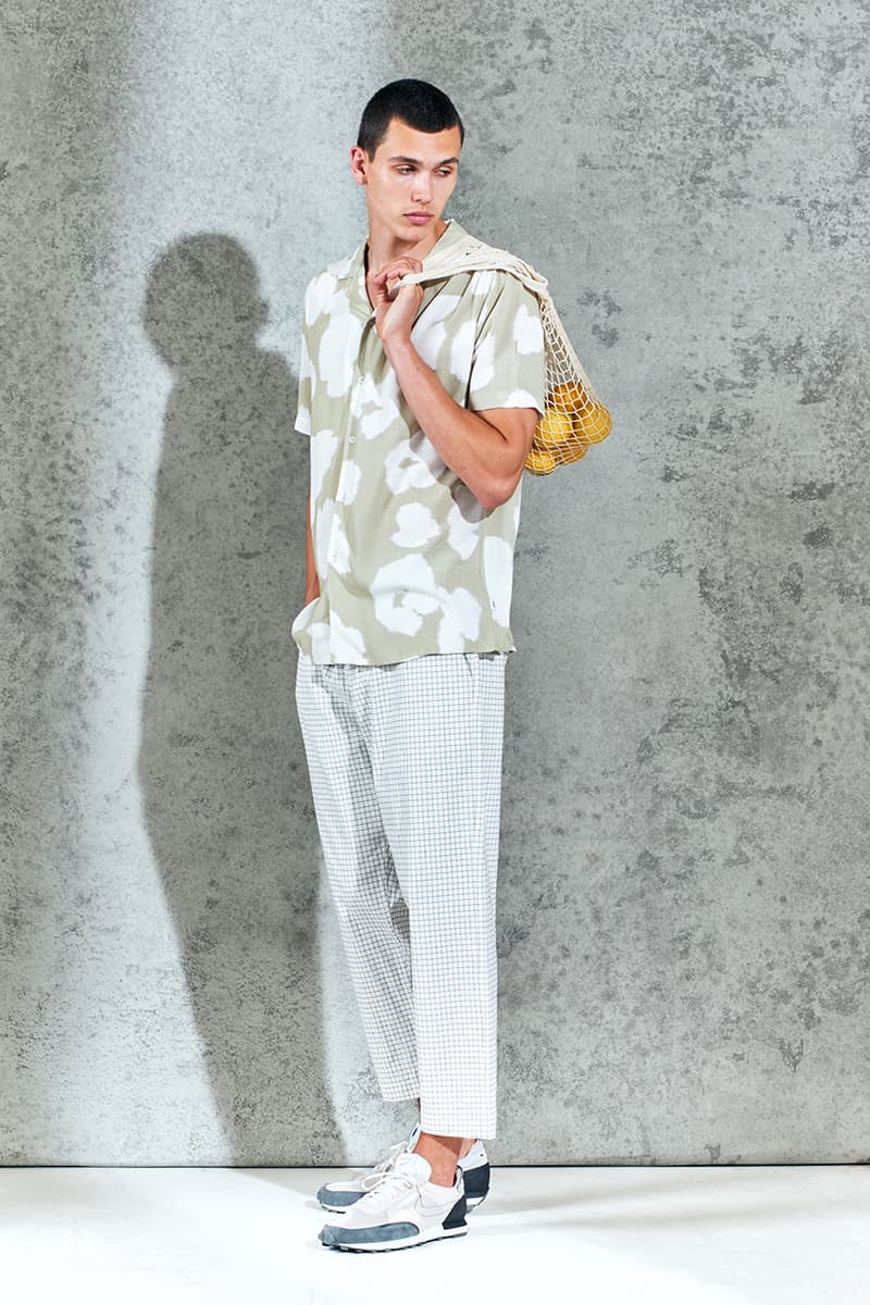 wax london spring summer 2021 sweden minimal london british summer italian relaxed Riviera swim shorts shirts button recycyled sustainable french mill france green energy
