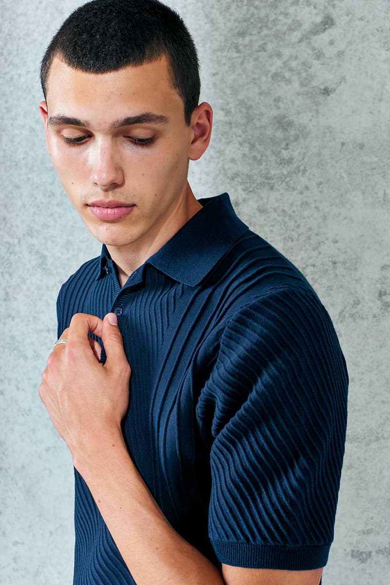 wax london spring summer 2021 sweden minimal london british summer italian relaxed Riviera swim shorts shirts button recycyled sustainable french mill france green energy