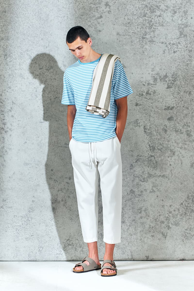 wax london spring summer 2021 sweden minimal london british summer italian relaxed Riviera swim shorts shirts button recycyled sustainable french mill france green energy