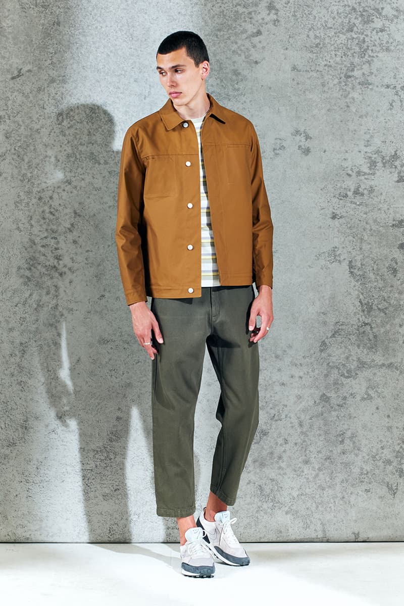 wax london spring summer 2021 sweden minimal london british summer italian relaxed Riviera swim shorts shirts button recycyled sustainable french mill france green energy  