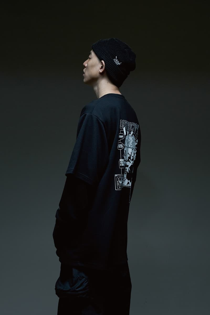 WISDOM Holiday Exclusive Collection Lookbook destruction fashion apparel functional outwear black white grey