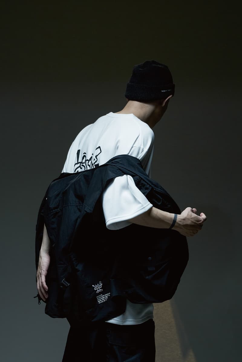 WISDOM Holiday Exclusive Collection Lookbook destruction fashion apparel functional outwear black white grey