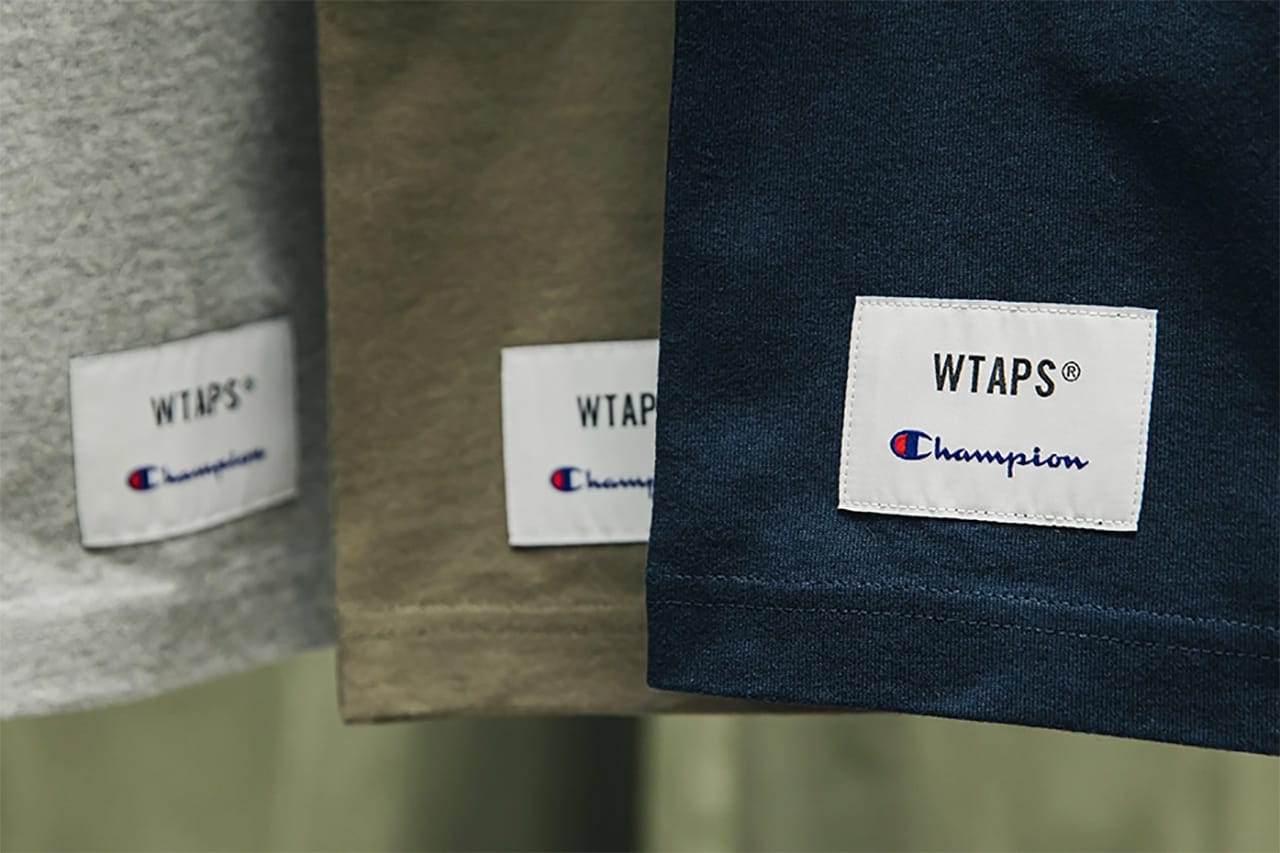 WTAPS Champion Basics Collection Release Info Hoodies   Hypebeast