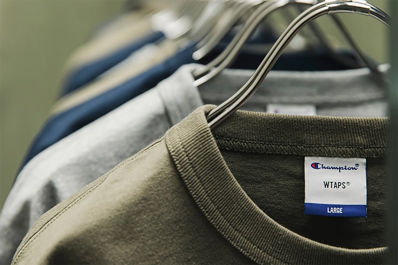 wtaps champion basics collection hoodies crewnecks tees long sleeve short sleeve reverse weave blanks academy release info store list buying guide price photos