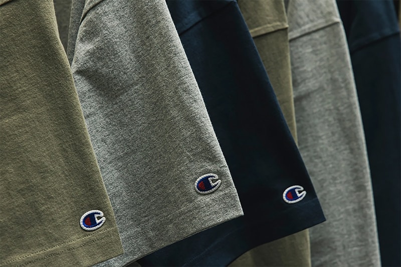 wtaps champion basics collection hoodies crewnecks tees long sleeve short sleeve reverse weave blanks academy release info store list buying guide price photos